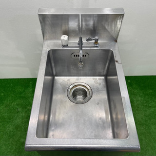 業務用 ステンレス製 蛇口付き1槽シンク 流し台 W400xD800xH850mm