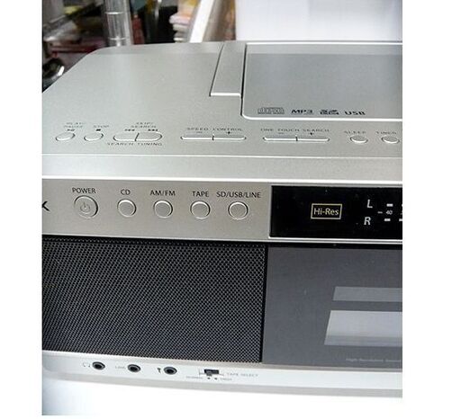札幌 2019年製 東芝 ハイレゾ対応SD/USB/CDラジオカセットレコーダー