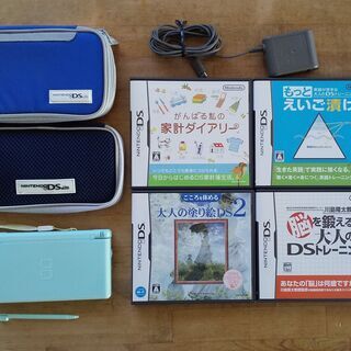 ニンテンドー DSlite ケース ソフト付き 【中古品】