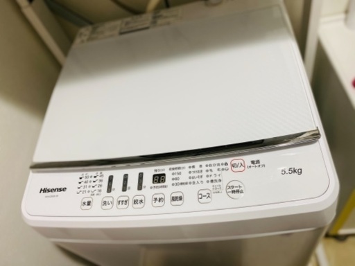 ハイセンス洗濯機5.5kg 2019年式 | alfasaac.com