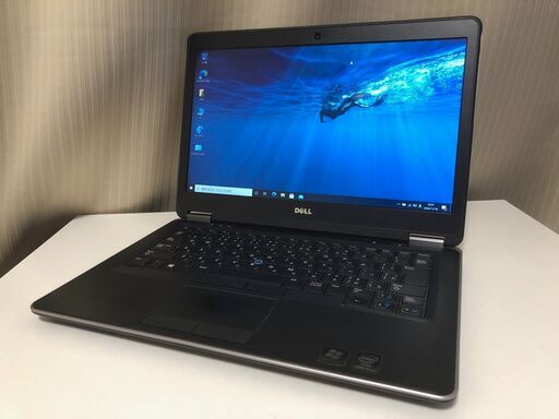 【第四世代Core i5・新品SSD・バックライトキーボード・webカメラ搭載】DELL Latitude E7440 Core i5-4300U メモリ4GB SSD 240GB WiFi搭載 Win10 Pro【ウルトラブック】