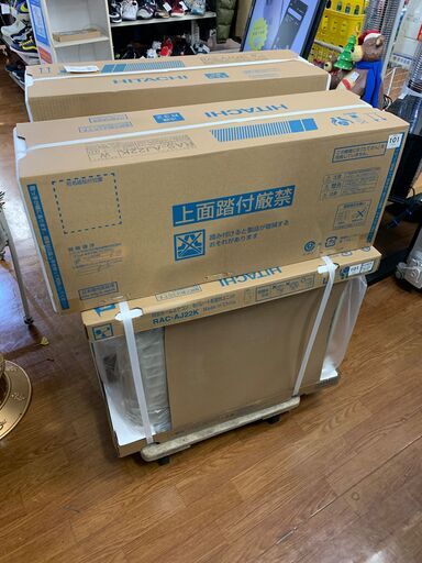 ヒタチ　壁掛けエアコン　2.2kw　RAS-AJ２２ｋ　2020年製　未使用未開封品