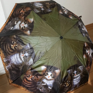 猫柄折りたたみ傘