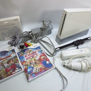 Wii 本体 ソフト まとめてセット RVL-001(JPN) ...