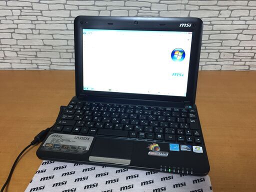 Msi U135dx Ms N014 ミニノートパソコン サイレント 竜ヶ崎のノートパソコンの中古あげます 譲ります ジモティーで不用品の処分