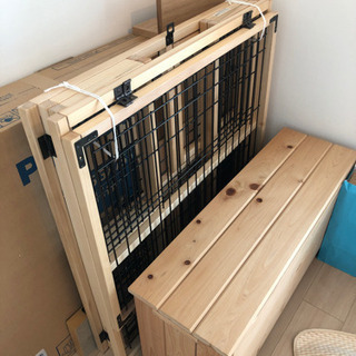 ナチュラルワン　おしゃれ木製キャットケージ2段 楽天市場】キャットケージ 木製 二段 ナチュラル 1段2段可能