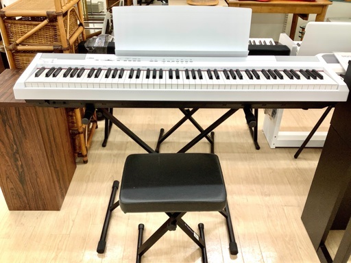 安心の6ヶ月保証付！YAMAHA(ヤマハ)の電子ピアノ「P-105WH」をご紹介！
