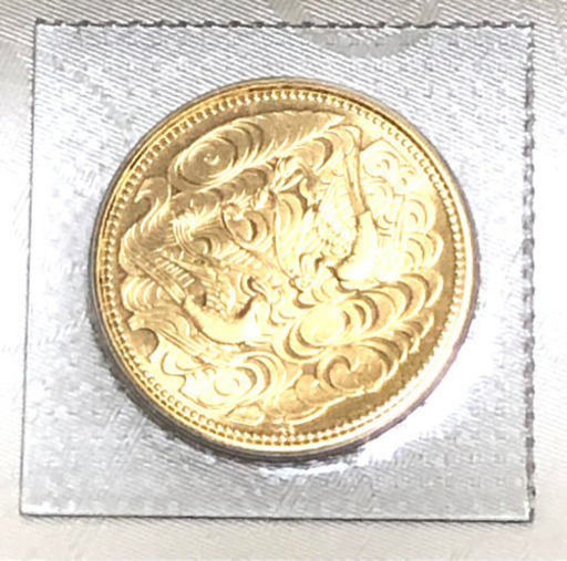 昭和61年 天皇陛下御在位60年記念 10万円金貨 ブリスター未開封品 純金 記念硬貨