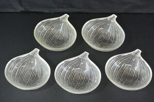 ガラス製 食器 いろいろ Hoya リーフ柄 小鉢 石目調 碗 皿 玉ねぎ型 Ken 鬼無の食器 その他 の中古あげます 譲ります ジモティーで不用品の処分