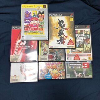 PS2　８ゲーム中古　懐かしいゲーム譲ります