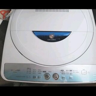 【ネット決済】SHARP　洗濯機【SHARP ES-GE55L】...