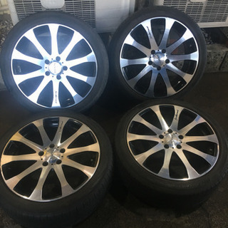 引き取り限定！ ヴェネルディ 18インチアルミホイール 215/45R18 93w 