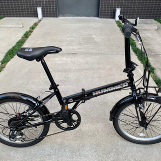 ハマー[HUMMER] 折り畳み FDB206 TANK-N 20インチ 折りたたみ自転車 ウェザリングブラック