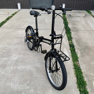 ハマー[HUMMER] 折り畳み FDB206 TANK-N 20インチ 折りたたみ自転車 ウェザリングブラック