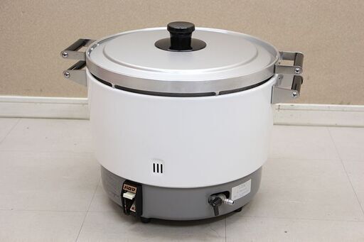 美品 パロマ 業務用炊飯器 PR-6AS-1 LPガス用 3升 着火OK 中古(J781akxY)