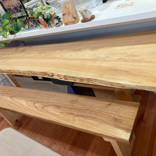 銘木 桧 205×max幅57×板厚3.8 現状渡し