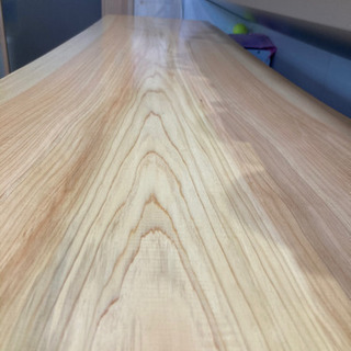 銘木 桧 205×max幅57×板厚3.8 現状渡し