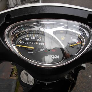 SYM　X'PRO100　4スト　スペアキー・サイドスタンド付き　Eオイル交換済　ガソリン満タン