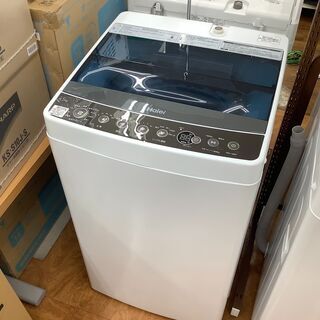 生活家電 Haier 全自動洗濯機 4.5kg 2018年製 割れ有