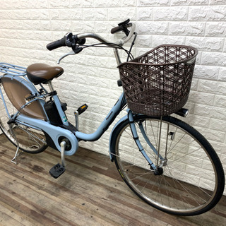 中古Panasonic電動アシスト自転車　8Ah Panasonic - Panasonic EZ 6.6Ah 電動自転車【中古】の通販 by Den