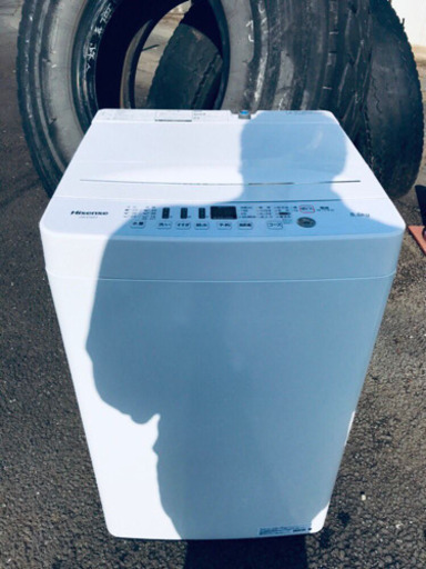 EJ1546番 Hisense✨全自動電気洗濯機✨HW-E5503‼️2020年製