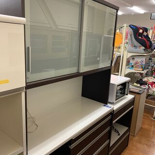 松田家具 レンジ台付レンジボード【トレファク上福岡店】