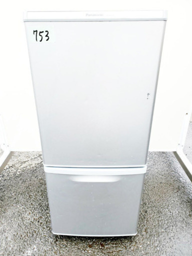 ④753番 Panasonic✨ノンフロン冷凍冷蔵庫✨NR-B145W-S‼️