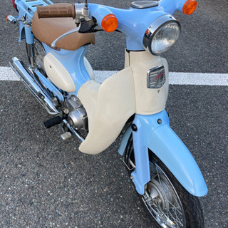 売約済み ホンダ リトルカブ 水色 セル付き 4速 走行5207キロ 福岡市