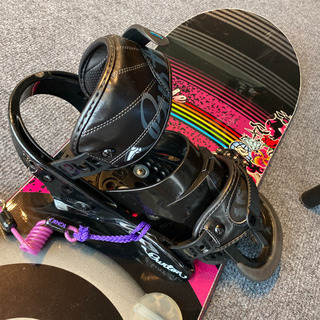 スノーボード一式　レディース　スキーウエア　カバーなし