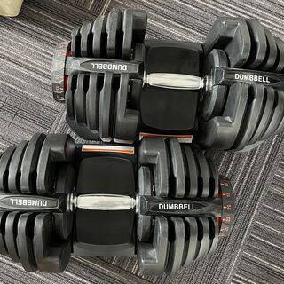 40kgダンベル（17段階調節重量可変）2本で80kg＋インクラインベンチ