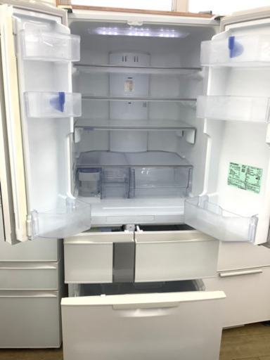 タッチパネル有‼︎】自動製氷付 MITSUBISHI 6ドア冷蔵庫