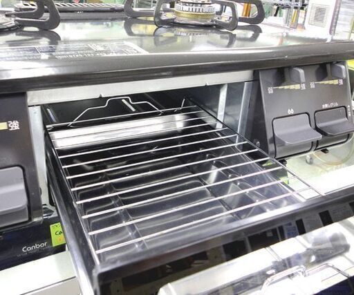 16年製 LPガス ガステーブル 幅59cm パロマ ガスコンロ 左強火 IC-N86KB-L