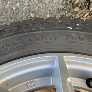 スタッドレスタイヤ&ホイール　145/80r13 美品