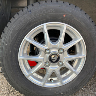 スタッドレスタイヤ&ホイール　145/80r13 美品