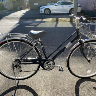 27 パンクしにくい自転車　変速ギア付　点検整備済み