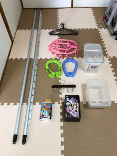 アルミ製 物干し竿 伸縮