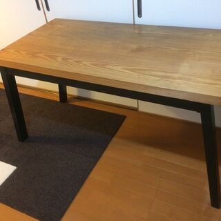 無垢材天板テーブル　幅125cm