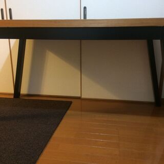 無垢材天板テーブル　幅125cm