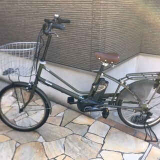 お洒落?Panasonic ララ5ミニ 20インチ 電動自転車 電動アシスト自転車 