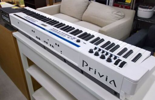 カシオ 電子ピアノ PX-5SWE 88鍵盤 Privia 2015年製 白 デジタルピアノ
