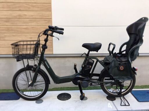 超容量12Ahパナソニック　Panasonic　ギュットアニーズ  20インチ　電動自転車　子供乗せ　3人乗り