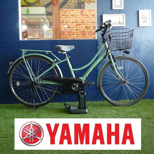 電動自転車 ヤマハ パス アミ 26インチ 6.2Ah サドル新品 中古 YAMAHA PAS ami 2014年モデル 通勤 通学 コロナ対策