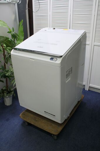 R2365) HITACHI 中古 日立 タテ型洗濯乾燥機 ビートウォッシュ 洗濯12kg/洗濯~乾燥6kg 本体幅61cm 液体洗剤・柔軟剤自動投入 BW-DX120C 2019年製! 洗濯機 店頭取引大歓迎♪