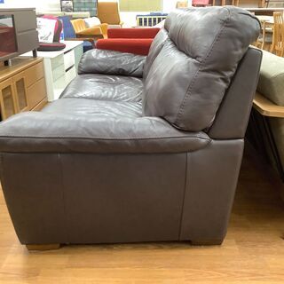 2.5人掛けソファー ブラウン【トレファク 川越店】