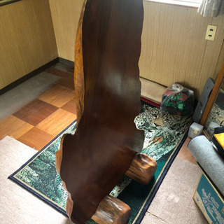 木のパーテーション　骨董品