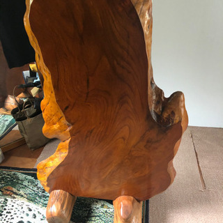 木のパーテーション　骨董品