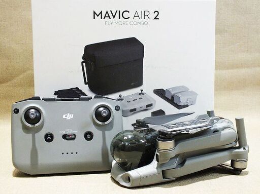 【苫小牧バナナ】DJI/ディージェーアイ ドローン Mavic Air 2 Fly More コンボ 4K/60fpsのビデオ搭載 動作OK♪