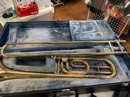 管楽器、笛、ハーモニカ ヤマハ トロンボーン YSL-648 キズ・ハガレ有 