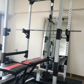 ホームジム パワーラック ダンベル ベンチプレート