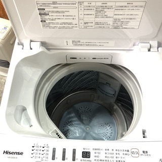 D2702 ハイセンス 5.5kg 洗濯 2019年 M
